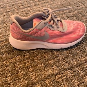 Pink and gray Nike Athletic sneakers size3